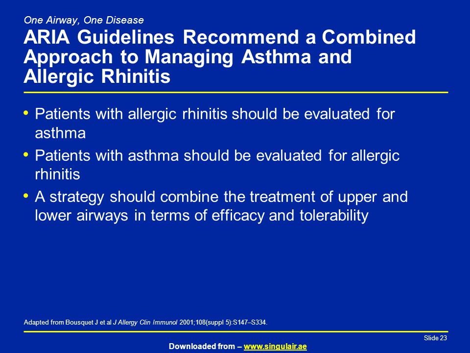 Use of azithromycin for asthma patients